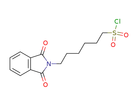 Molecular Structure of 6633-95-0 (6-(1,3-dioxo-1,3-dihydro-2H-isoindol-2-yl)hexane-1-sulfonyl chloride)
