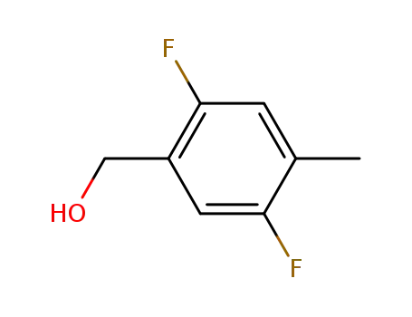 Molecular Structure of 252004-43-6 (Benzenemethanol, 2,5-difluoro-4-methyl- (9CI))