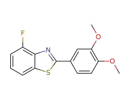2-(3,4-DIMETHOXY-PHENYL)-4-FLUORO-BENZOTHIAZOLE