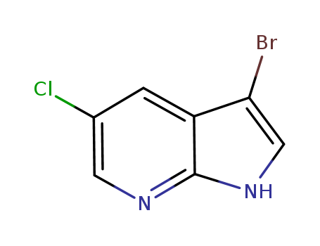 3-Bromo-5-chloro-1H-pyrrolo[2，3-b]pyridine
