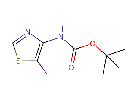 tert-butyl 5-iodothiazol-4-ylcarbamate