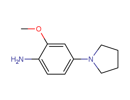 Benzenamine, 2-methoxy-4-(1-pyrrolidinyl)-
