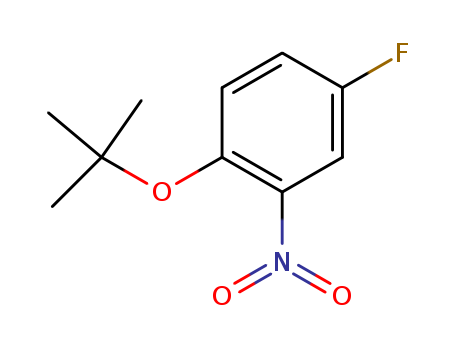 Benzene, 1-(1,1-dimethylethoxy)-4-fluoro-2-nitro-