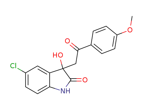 5-chloro-3-hydroxy-3-[2-(4-methoxyphenyl)-2-oxoethyl]-1,3-dihydro-2H-indol-2-one