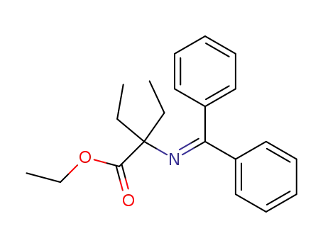 Butanoic acid, 2-[(diphenylmethylene)amino]-2-ethyl-, ethyl ester
