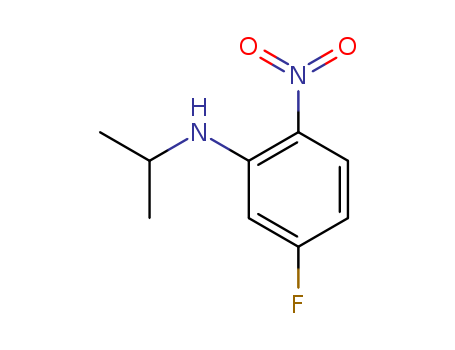 Benzenamine, 5-fluoro-N-(1-methylethyl)-2-nitro-