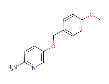 Molecular Structure of 1020986-75-7 (5-[(4-methoxybenzyl)oxy]pyridine-2-amine)