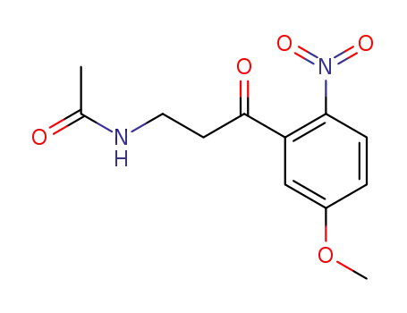 Acetamide, N-[3-(5-methoxy-2-nitrophenyl)-3-oxopropyl]-