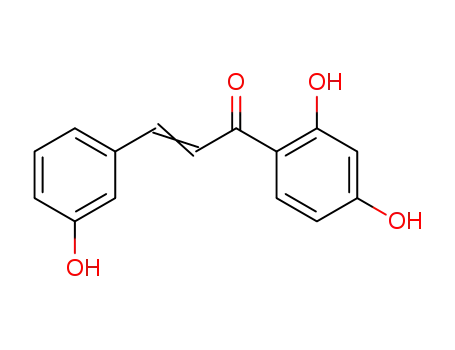 Molecular Structure of 42220-83-7 (2-Propen-1-one, 1-(2,4-dihydroxyphenyl)-3-(3-hydroxyphenyl)-)