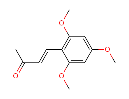 Molecular Structure of 42811-79-0 ((E)-4-(2,4,6-trimethoxyphenyl)but-3-en-2-one)