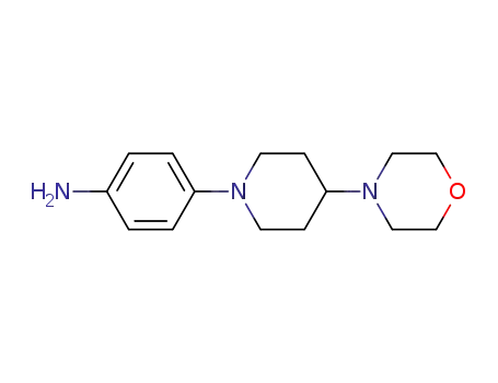 Molecular Structure of 867291-42-7 (4-(4-Morpholinopiperidin-1-yl)aniline)