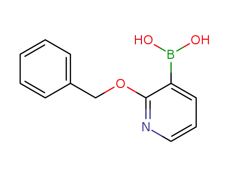 Molecular Structure of 1072952-41-0 (2-BENZYLOXYPYRIDIN-3-YLBORONIC ACID)