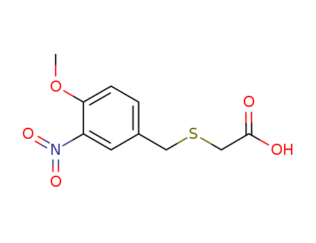 Acetic acid,2-[[(4-methoxy-3-nitrophenyl)methyl]thio]-