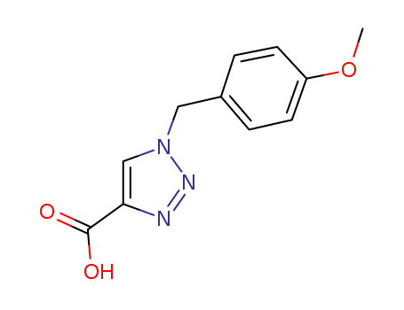 Molecular Structure of 716361-79-4 (1-[(4-Methoxyphenyl)Methyl]-1H-1,2,3-triazole-4-
carboxylic acid)