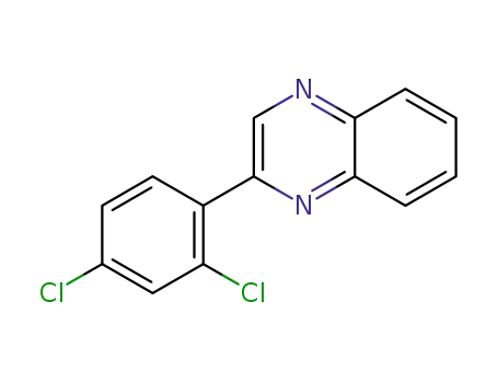 Molecular Structure of 930781-40-1 (2-(2,4-dichloroyphenyl)quinoxaline)