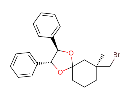 (2R,3R,7S)-7-(bromomethyl)-7-methyl-2,3-diphenyl-1,4-dioxaspiro[4.5]decane