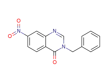 Molecular Structure of 591755-13-4 (4(3H)-Quinazolinone, 7-nitro-3-(phenylmethyl)-)