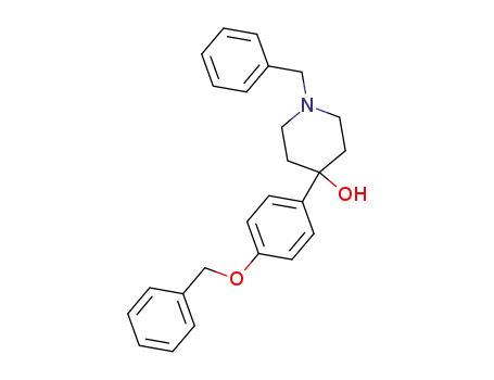 4-Piperidinol, 4-[4-(phenylmethoxy)phenyl]-1-(phenylmethyl)-