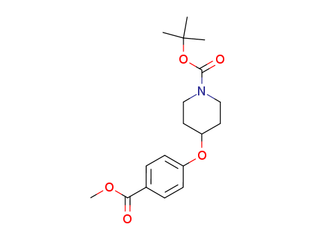 Methyl-4-(N-(tert-butoxycarbonyl)-4-piperidinyloxy)benzoate