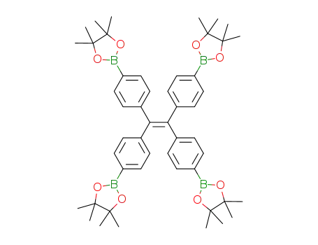 Molecular Structure of 1660996-72-4 (1,1,2,2-tetrakis(4-(4,4,5,5-tetramethyl-1,3,2-dioxaborolan-2-yl)phenyl)ethene)