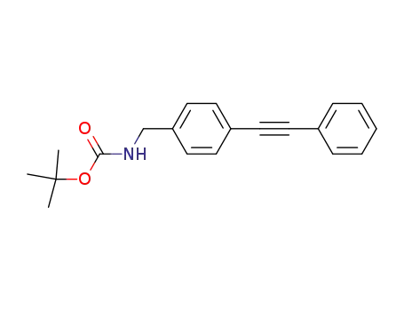 Carbamic acid, [[4-(phenylethynyl)phenyl]methyl]-, 1,1-dimethylethyl
ester