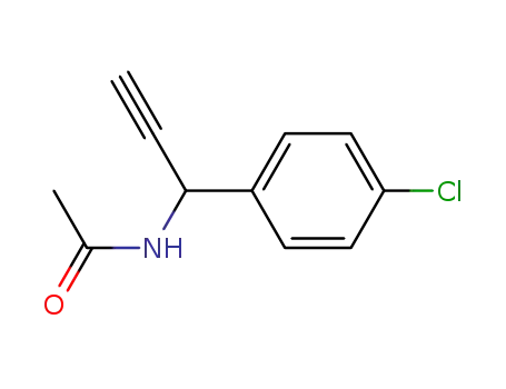 Acetamide, N-[1-(4-chlorophenyl)-2-propynyl]-
