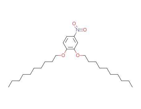 Molecular Structure of 96174-12-8 (Benzene, 1,2-bis(decyloxy)-4-nitro-)