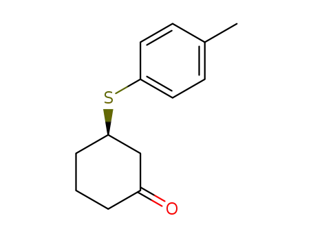 (3R)-3-[(4-Methylphenyl)sulfanyl]cyclohexan-1-one