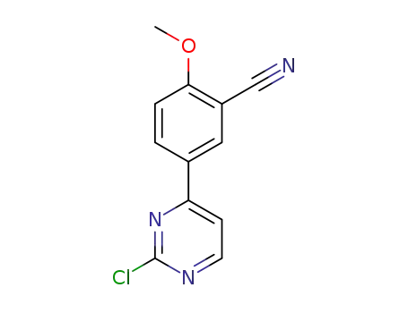 5-(2-chloropyrimidin-4-yl)-2-methoxybenzonitrile