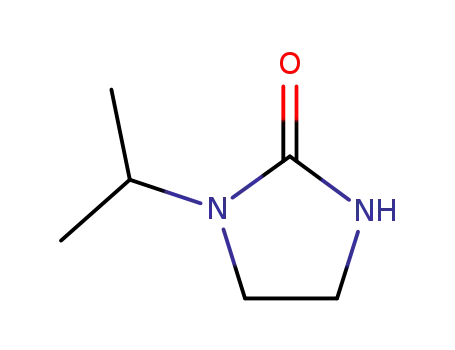 Molecular Structure of 21921-33-5 (1-isopropyl-2-imidazolidinone(SALTDATA: FREE))