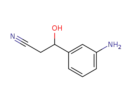 3-(3-aminophenyl)-3-hydroxypropanenitrile