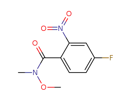 N-methoxy-N-methyl-4-fluoro-2-nitro-benzamide