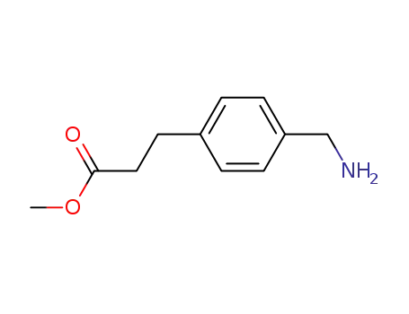 Molecular Structure of 100511-78-2 (Methyl 3-[4-(aminomethyl)phenyl]propionate)