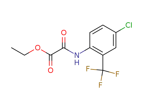 Molecular Structure of 126991-37-5 (N-ethoxalyl-4-chloro-2-trifluoromethylaniline)