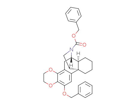 (6S,6aS,10aS)-benzyl 12-(benzyloxy)-3,5,6,6a,7,8,9,10-octahydro-2H-6,10a-(epiminoethano)phenanthro[1,2-b][1,4]dioxine-15-carboxylate
