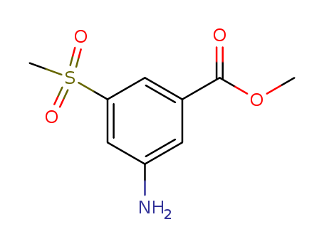 Benzoic acid, 3-amino-5-(methylsulfonyl)-, methyl ester
