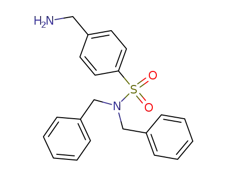 Molecular Structure of 1057490-50-2 (4-(Aminomethyl)-N,N-dibenzylbenzenesulfonamide)