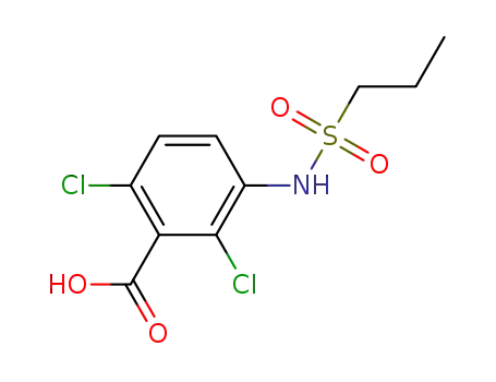 2,6-dichloro-3-(propylsulfonamido)benzoic acid