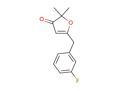 5-(3-fluorobenzyl)-2,2-dimethylfuran-3(2H)-one