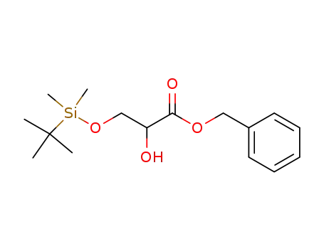 benzyl 3-(tert-butyldimethylsiloxy)-2-hydroxypropanoate
