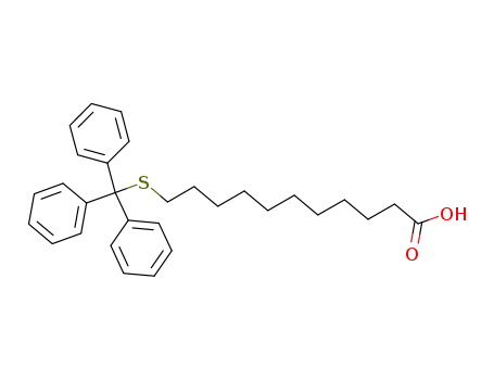 Molecular Structure of 202462-83-7 (11-[(triphenylmethyl)sulfanyl]undecanoic Acid)