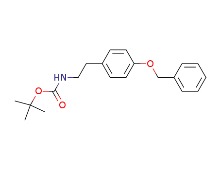 Carbamic acid, [2-[4-(phenylmethoxy)phenyl]ethyl]-, 1,1-dimethylethyl
ester