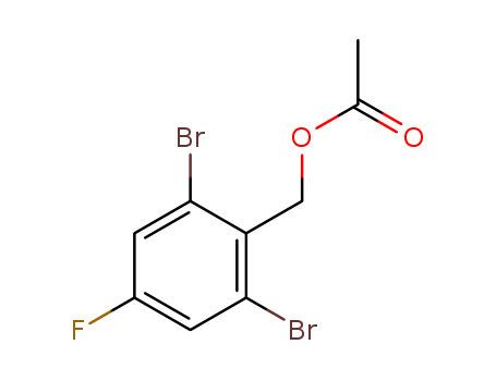2,6-dibromo-4-fluorobenzyl acetate