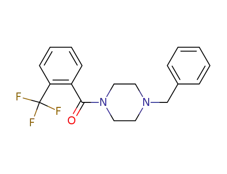 (4-benzyl-piperazin-1-yl)-(2-trifluoromethyl-phenyl)-methanone