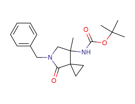 tert-butyl (5-benzyl-7-methyl-4-oxo-5-azaspiro[2.4]hept-7-yl)carbamate