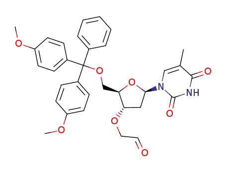 5'-O-[bis(4-methoxyphenyl)phenylmethyl]-3'-(2-oxoethyl)thymidine