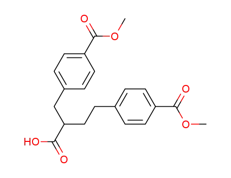 2-[4-(methoxycarbonyl)benzyl]-4-[4-(methoxycarbonyl)phenyl]butanoic acid