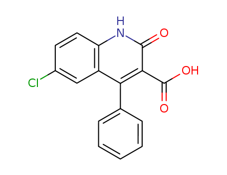 3-Quinolinecarboxylic acid, 6-chloro-1,2-dihydro-2-oxo-4-phenyl-