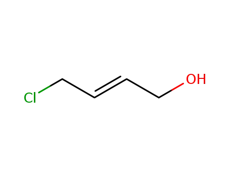 Molecular Structure of 1775-39-9 (Trans-4-Chloro-2-Buten-1-ol)