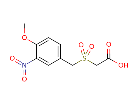 2-((4-Methoxy-3-nitrobenzyl)sulfonyl)acetic acid 592542-51-3